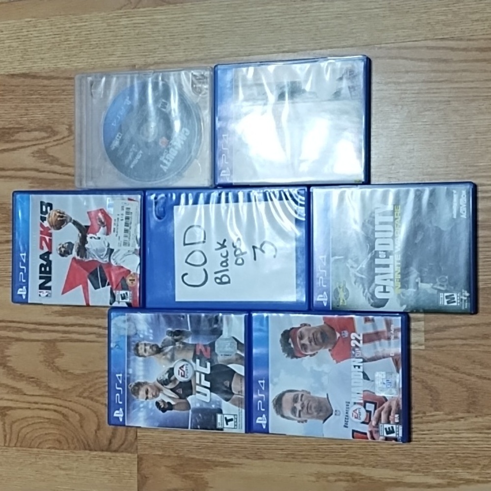 PS4 game lot